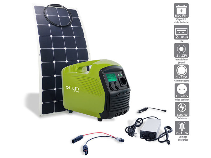 Batterie nomade solaire Izywatt 288 + panneau monocristallin